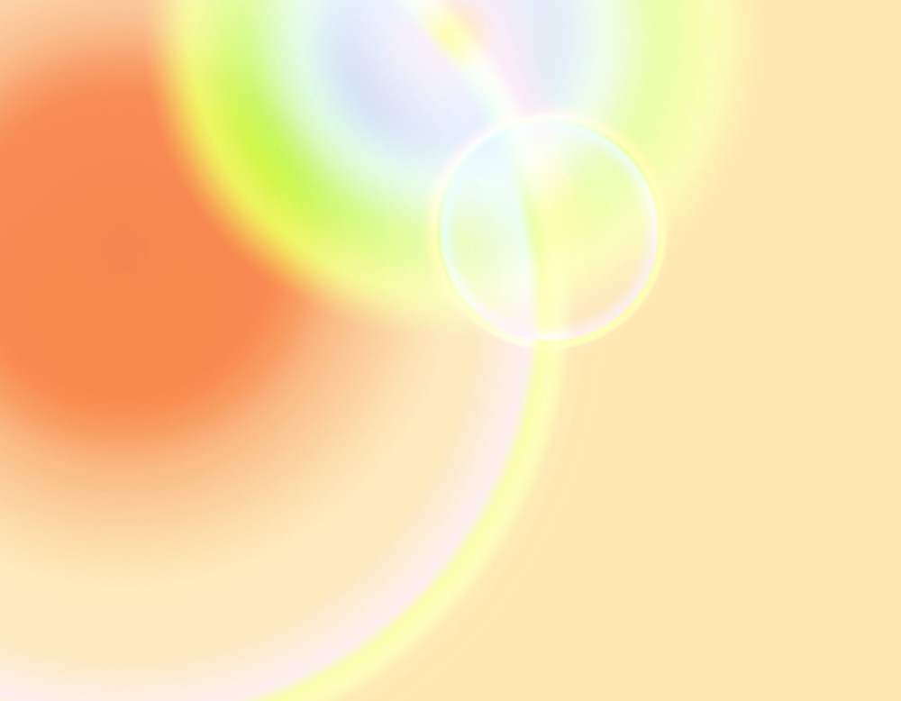 Grafik zeigt zwei hellgrelbe Kreise, die sich miteinander schneiden vor einem gelben Hintergrund