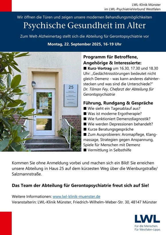 Einladung Gerontopsychiatrie
